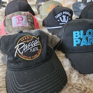 Lot of 16 Country Music Women's Baseball Ballcaps Collection